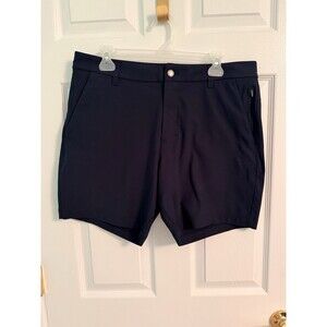 Lululemon Men's 7” Inseam Commission Shorts Size 33 ABC Navy Blue